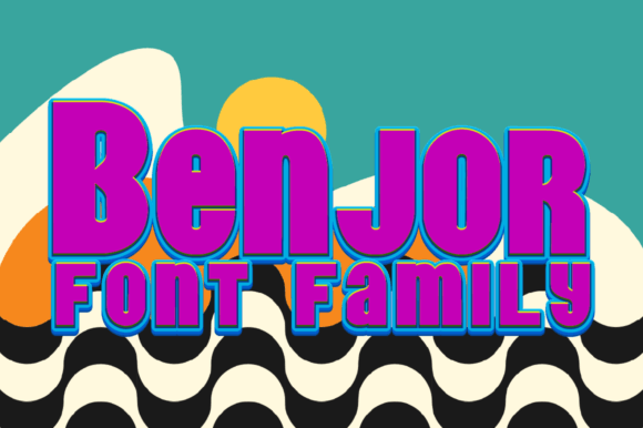 Benjor Family: A Bold Display Font for Editorial Impact