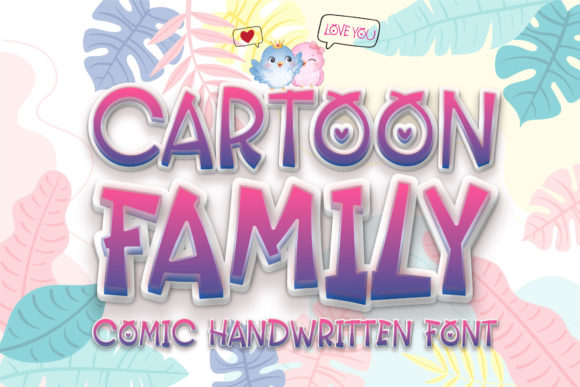 Cartoon Family: A Playful Display Font That Builds Brand Warmth