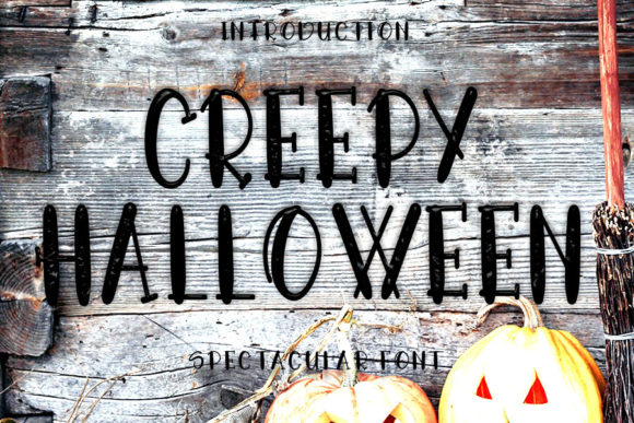 Creepy Halloween Font: A Chalkboard Charm for Friendly Branding