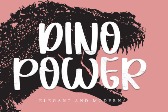 Dino Power: A Friendly Display Font for Web Designers
