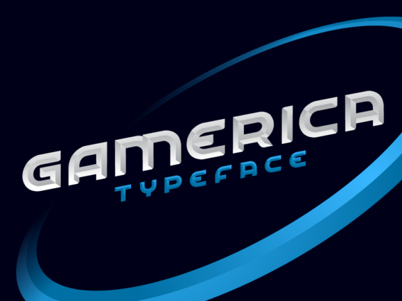 Gamerica: A Bold, Robotic Display Font for Editorial Impact