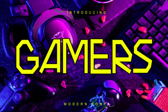 Gamers Font: A Bold, Solemn Display Typeface for Impactful Branding