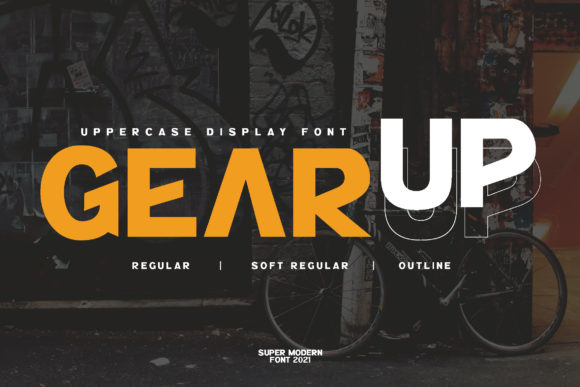 Gear Up Sporty: A Bold Display Font That Commands Attention