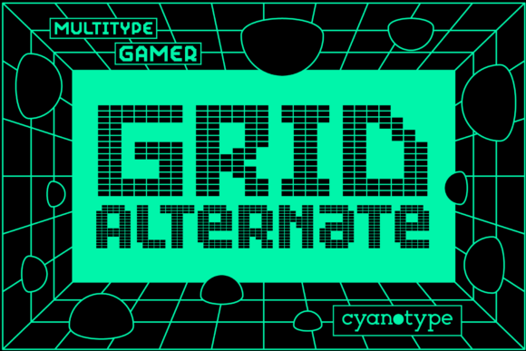 Grid Alternate: A Pixel-Playful Display Font That Stands Out