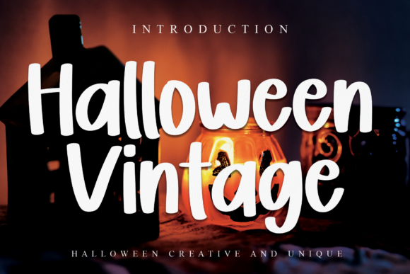 Halloween Vintage: A Display Font That Sets the Seasonal Tone