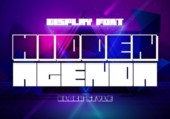 Hidden Agenda: A Bold Display Font for Impactful Web Headlines