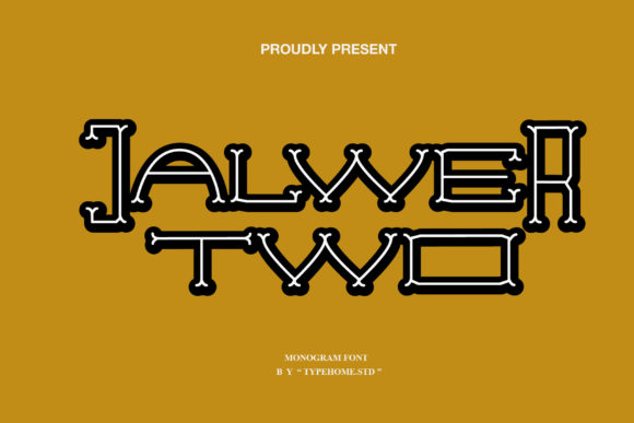 Jalwer Two: A Vintage Display Font That Anchors Real Brand Identity