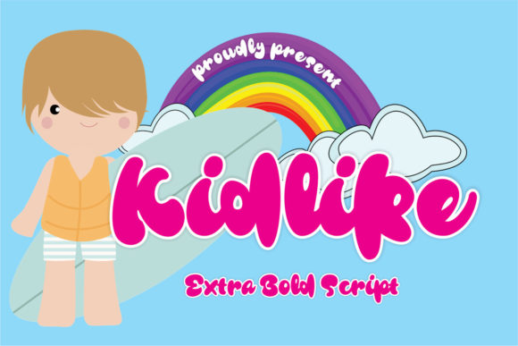 Kidlike: A Playful Display Font That Lifts Your Brand