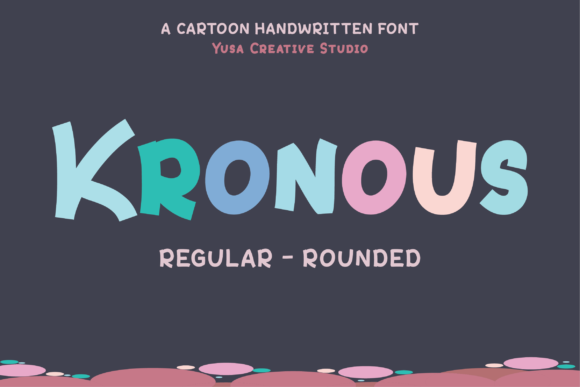 Kronous: A Playful, Bold Display Font for Small Business Branding