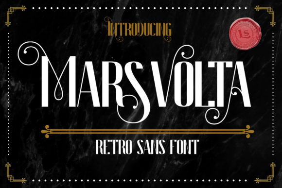 Marsvolta: A Whimsical Display Font That Feels Like Handmade Magic