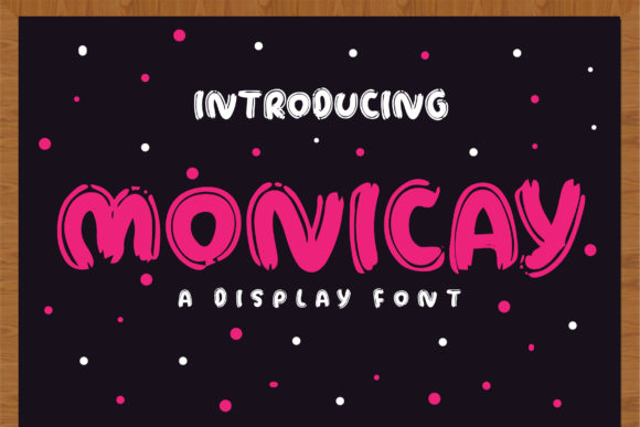 Monicay: A Bold, Calm Display Typeface for Editorial Identity
