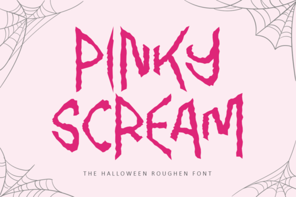 Pinky Scream: A Spooky-Sharp Display Font for Digital Brand Moments