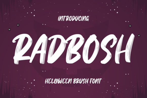 Radbosh: A Display Font That Adds Personality to Your Brand