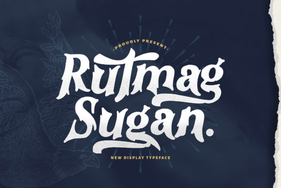 Rutmag Sugan: A Display Font That Feels Like a Quiet Moment of Clarity