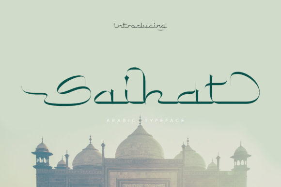 Saihat: A Distinct Arabic Display Font for Bold Brand Identities