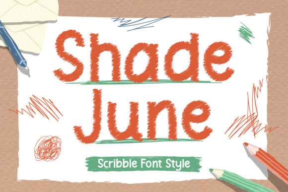 Shade June: A Sketch-Style Display Font for Editorial Impact