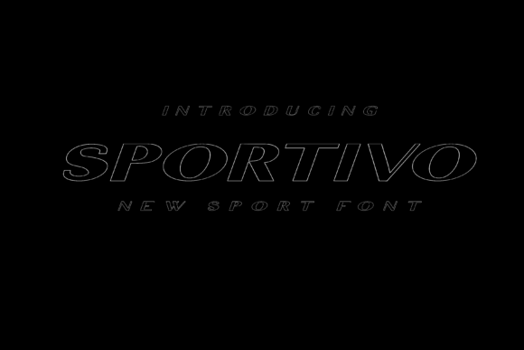 Sportivo: A Bold, Modern Display Font for Small Business Branding