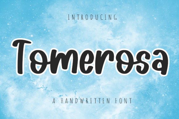 Tomerosa: A Display Font That Fits Like a Well-Worn Creative Tool