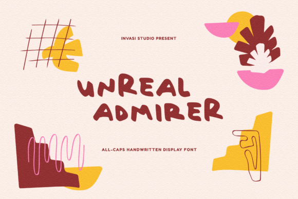 Unreal Admirer: A Friendly Display Font for Handmade Brands
