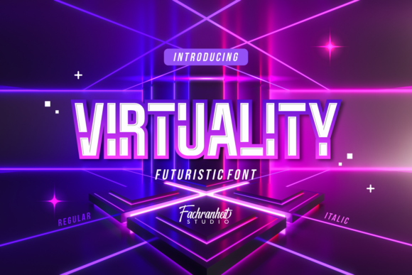 Virtuality: A Futuristic Display Font That Delivers Modern Edge
