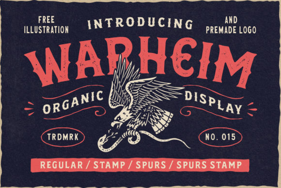 Warheim: A Bold Display Font That Commands Attention Online